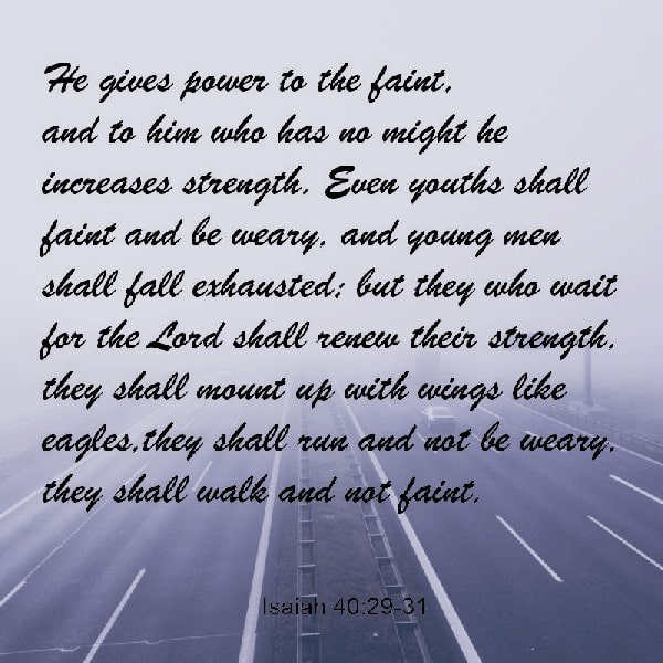 Isaiah 40:29-31