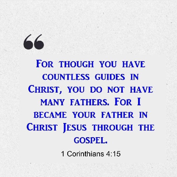 1 Corinthians 4:15