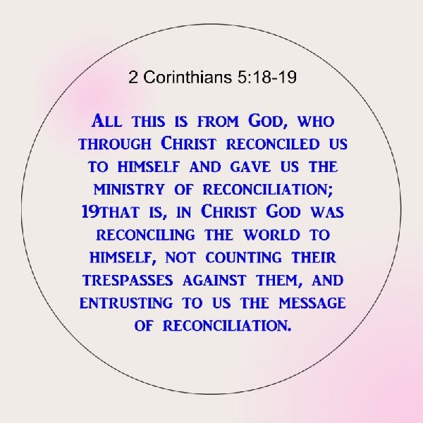 2 Corinthians 5:18-19