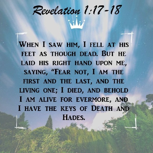 Revelation 1:17-18