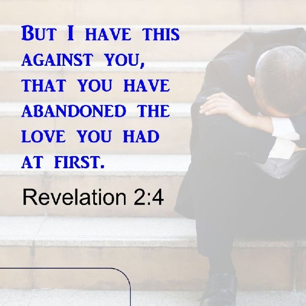 Revelation 2:4