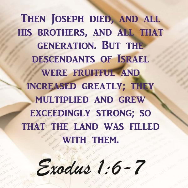 Exodus 1:6-7