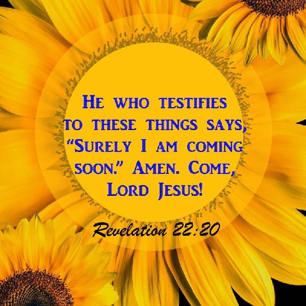 Revelation 22:20-21